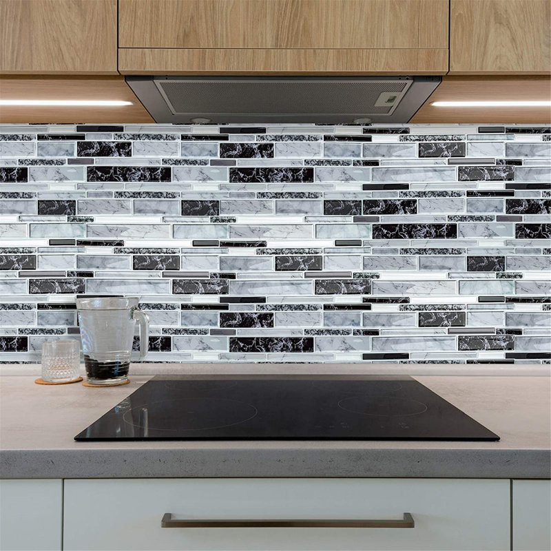 BEW Hqqili Peel And Stick Backsplash Tiles, 12"x 12" Waterproof